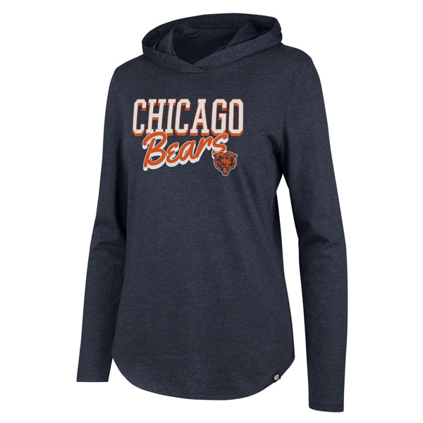 Chicago Bears Women's Sandstone Sideline Lace Pullover w/ Navy