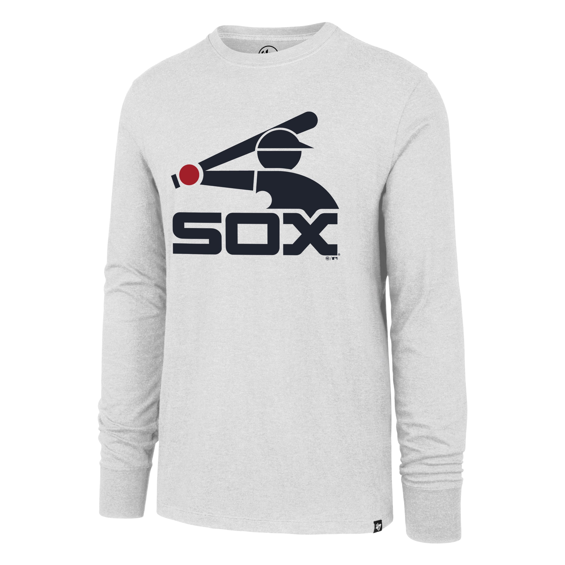 Chicago White Sox Youth Black Distressed Logo Striped Sleeves Tee - Clark  Street Sports