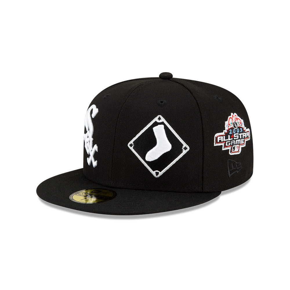 59FIFTY Chicago White Sox Gray/Black/Green Chi Patch