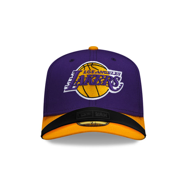 New Era LA Los Angeles Lakers Sanded White 59FIFTY Fitted Hat Cap 8