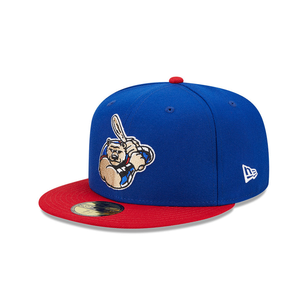 Men's New Era Navy Iowa Cubs Theme Nights Oaks 59FIFTY Fitted Hat