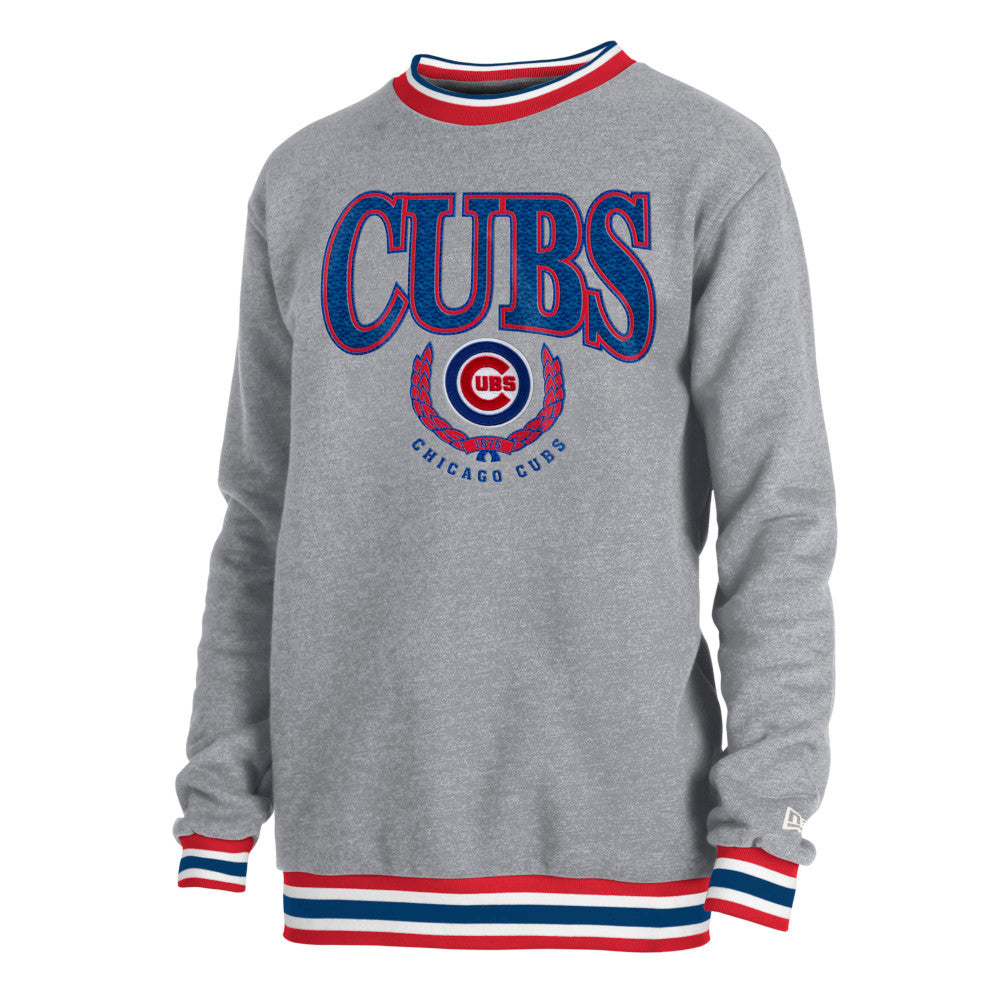 Chicago Cubs Retro Cubbie-Bear Logo Medium Gray T-Shirt
