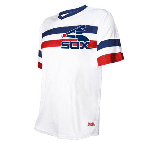 Chicago White Sox Batterman Sublimated V-Neck Jersey Tee - Clark