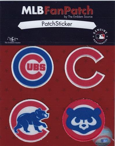 Chicago Cubs City Connect 3-Pack Patch Stickers by Emblem Source