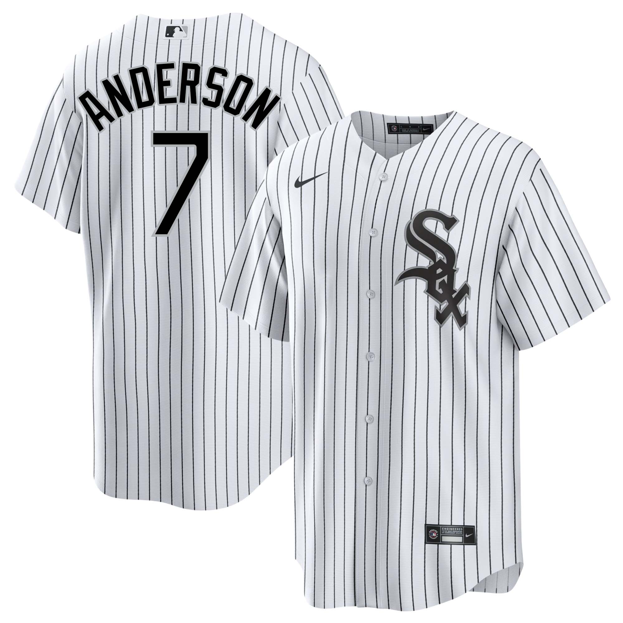 Customizable White Sox Tim Anderson Inspired Case Jersey All 