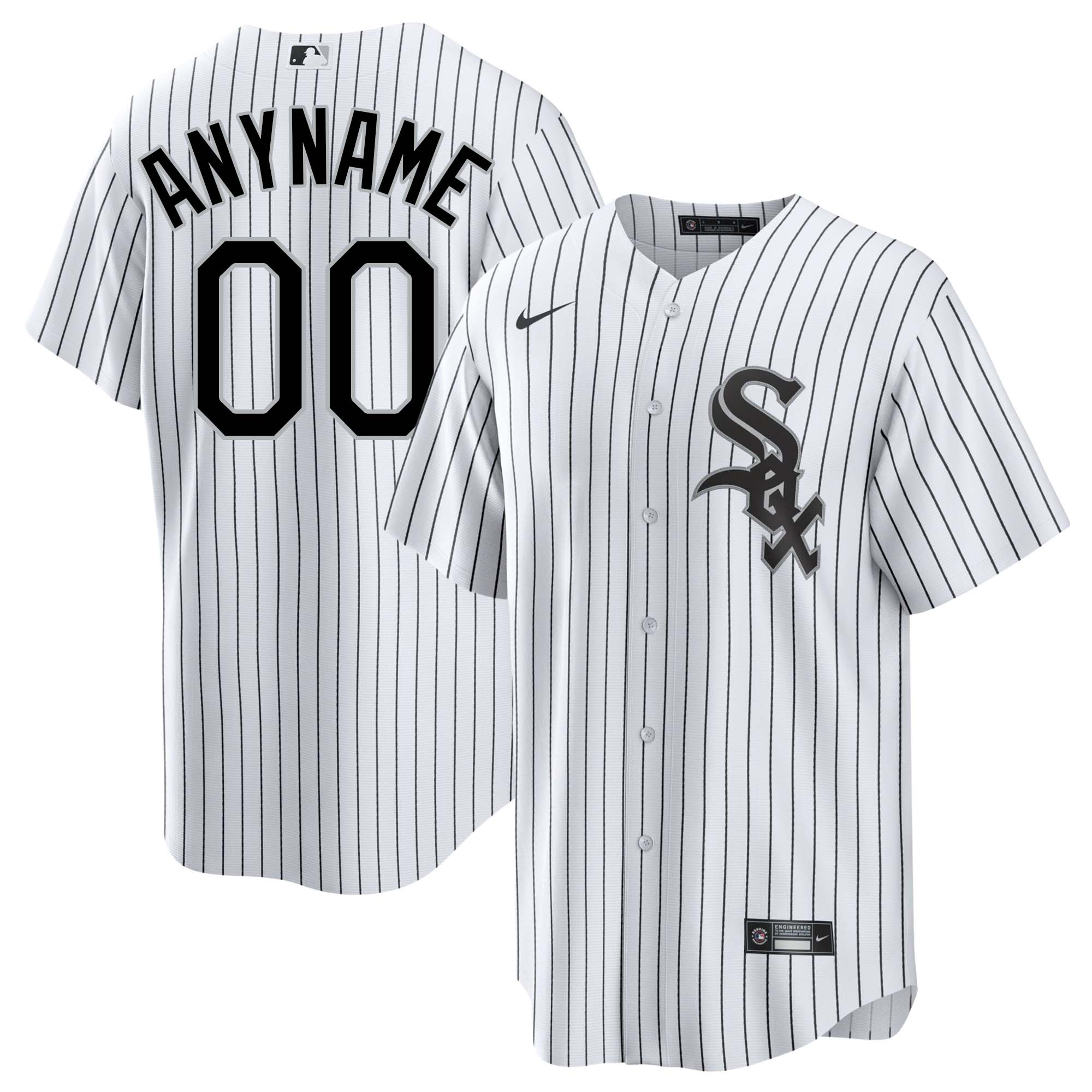 Chicago White Sox Nike Home Authentic Custom Jersey - White