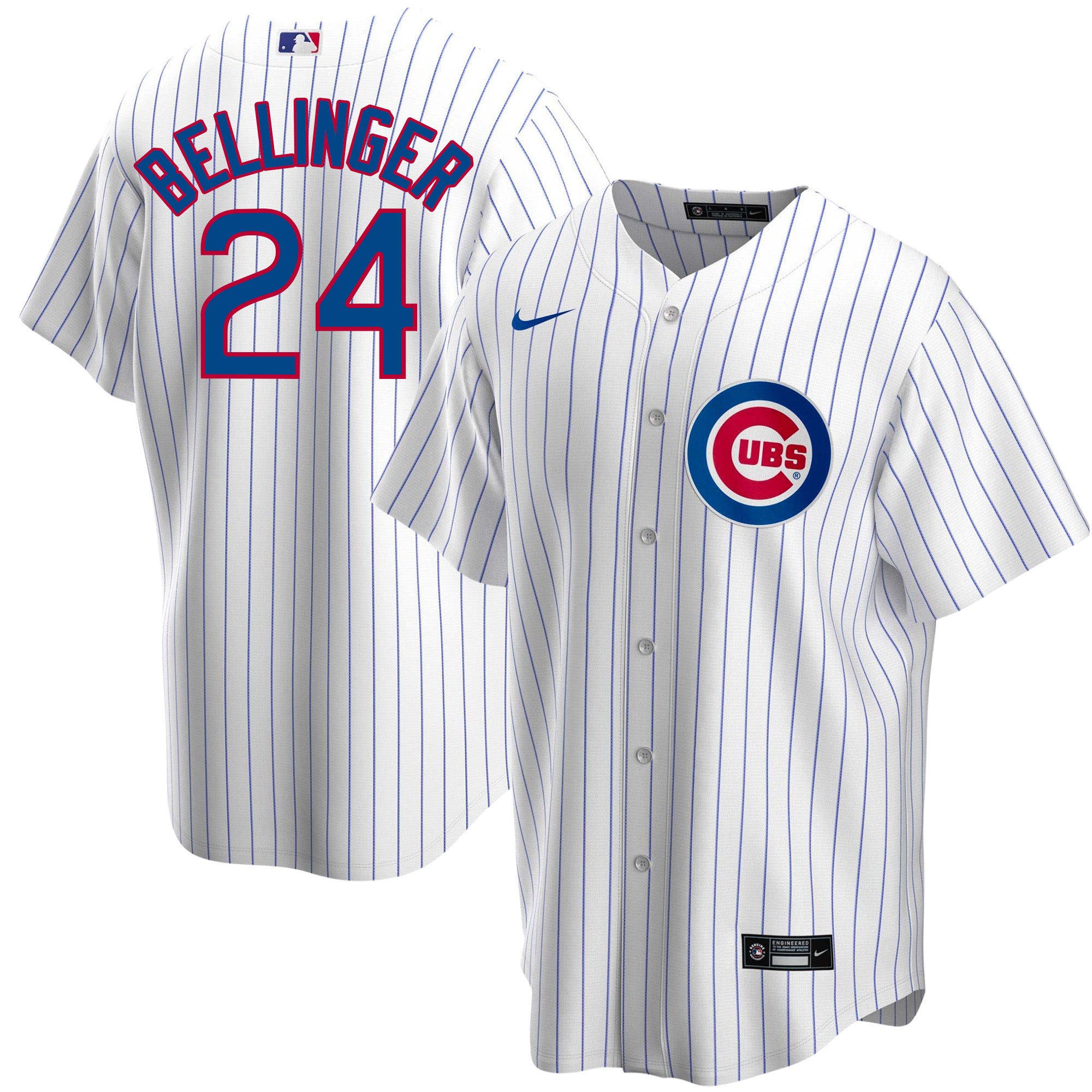 Men's Nike Cody Bellinger Royal Chicago Cubs Name & Number T-Shirt