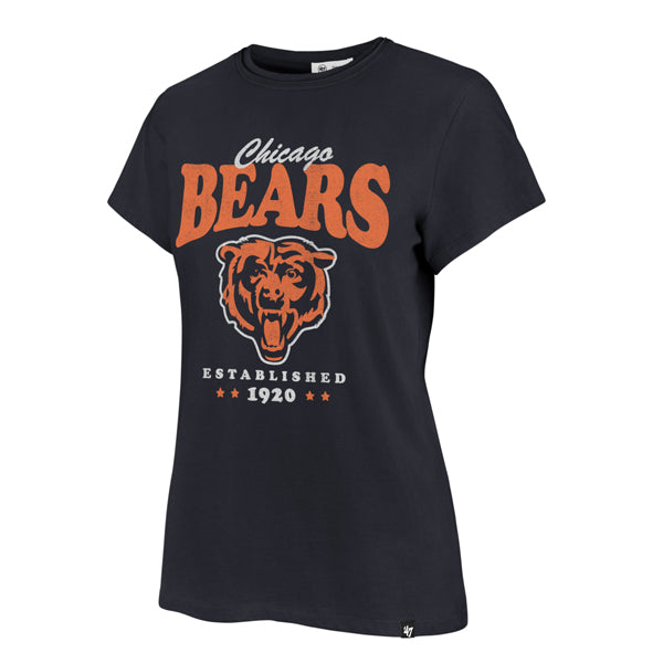 Men's Chicago Bears Fanatics Branded Navy Team Authentic Personalized Name  & Number T-Shirt