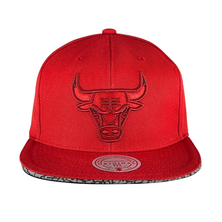 red chicago bulls snapback