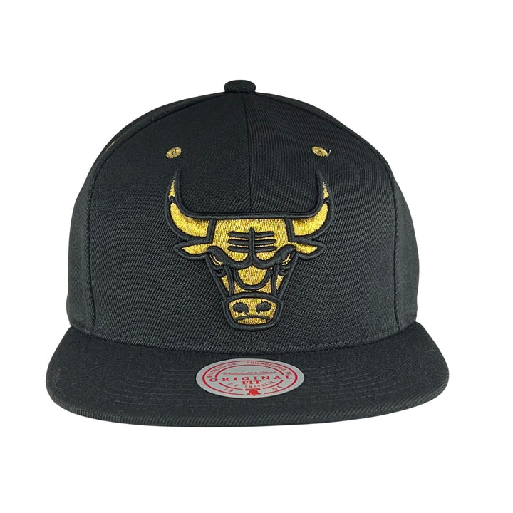 black gold bulls hat