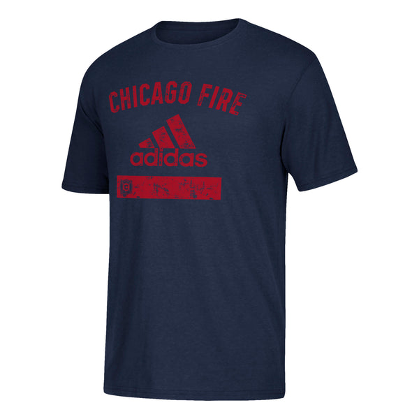 Men's Mitchell & Ness Red Chicago Fire Founded T-Shirt Size: Small