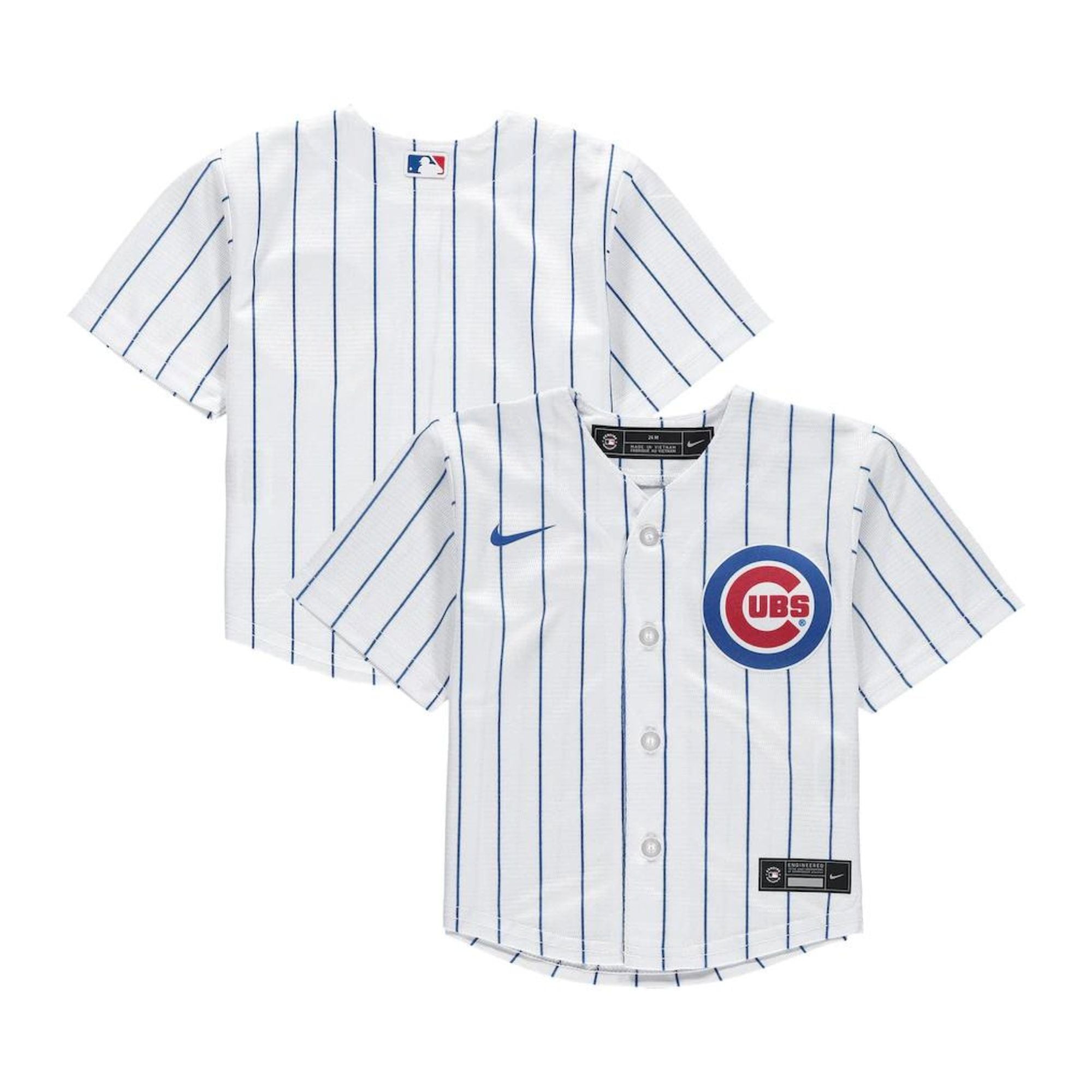 Chicago Cubs Youth Nike Home Pinstripe Replica Jersey