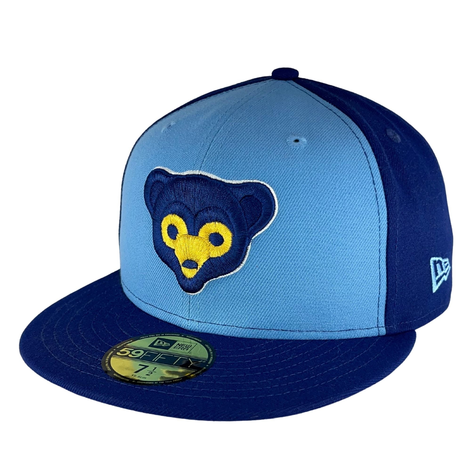 Chicago Baseball Hat Light Royal Blue Bear New Era 59FIFTY Fitted Light Royal Blue / Light Royal Blue | Scarlet | Navy / 7 3/8