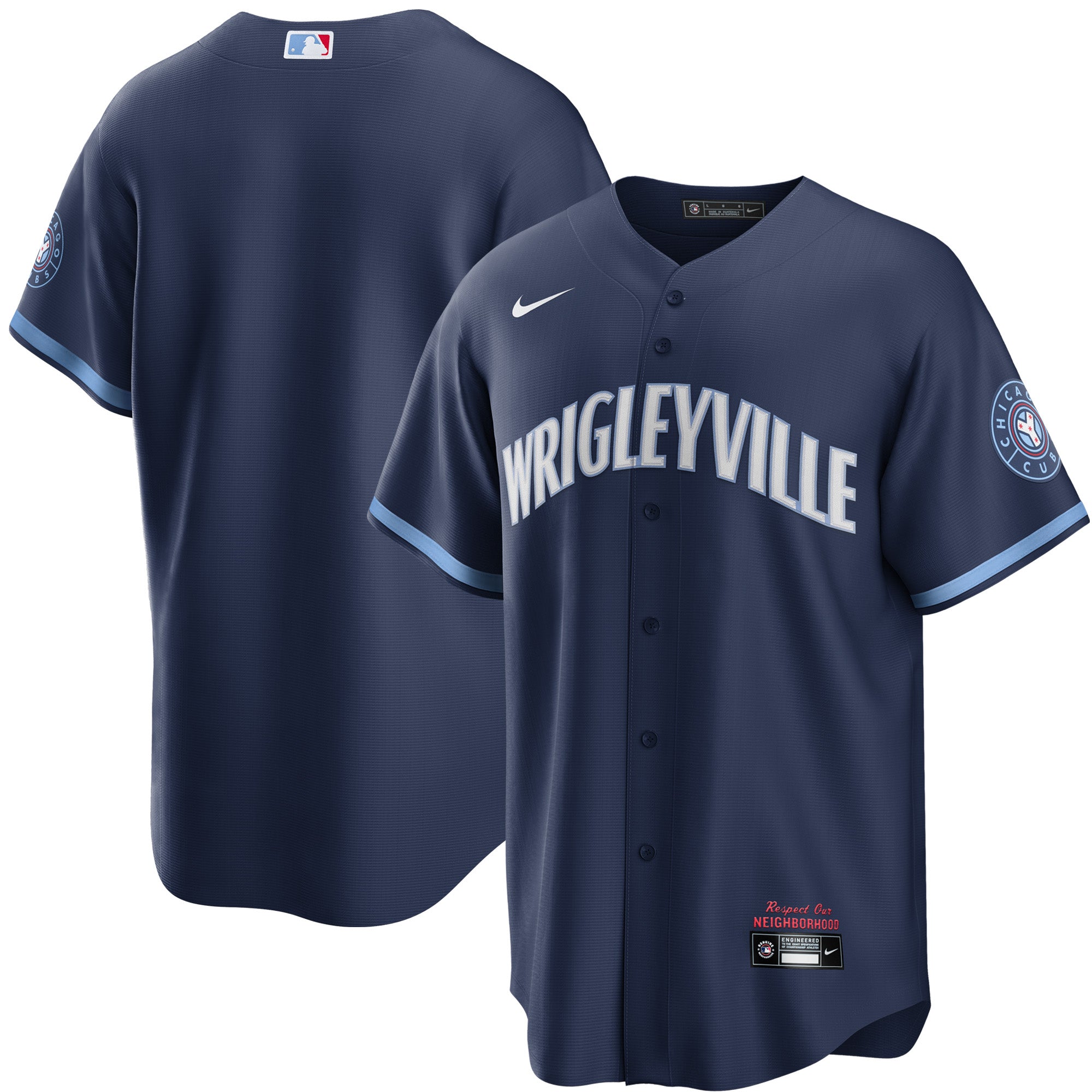 Chicago Cubs Nike Men's Navy City Connect Wrigleyville Replica Jersey -  Clark Street Sports