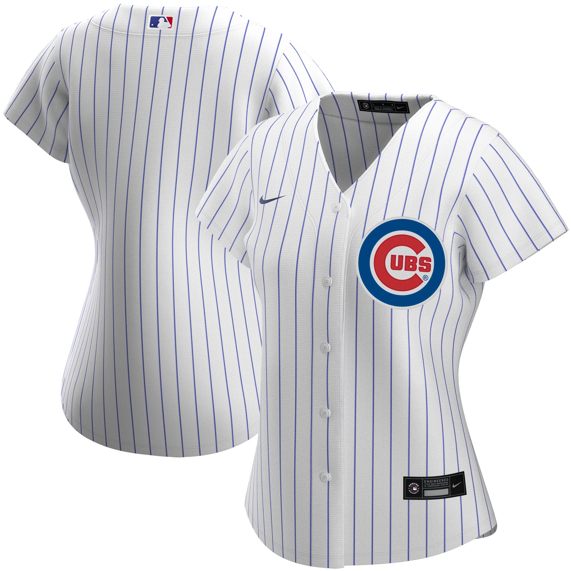 Women's Chicago Cubs Nike White Home Blank Replica Jersey