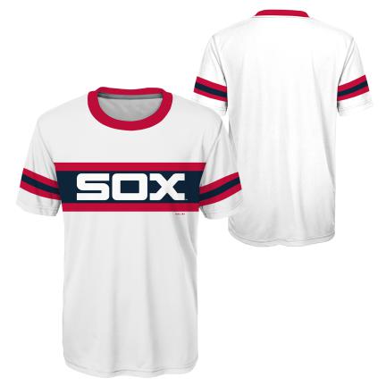 Chicago White Sox Batterman Sublimated V-Neck Jersey Tee - Clark
