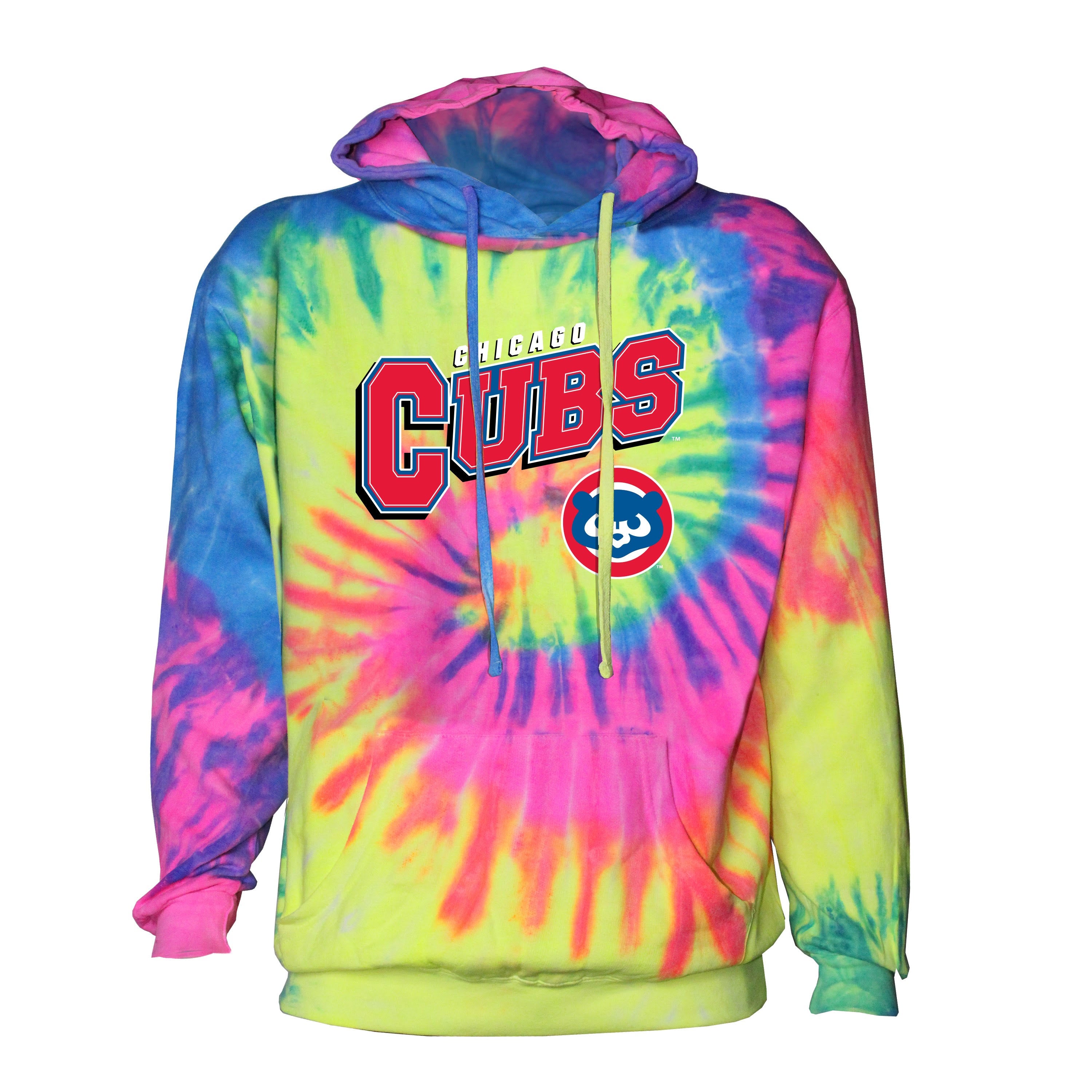 Chicago Cubs Youth V Tie-Dye T-Shirt