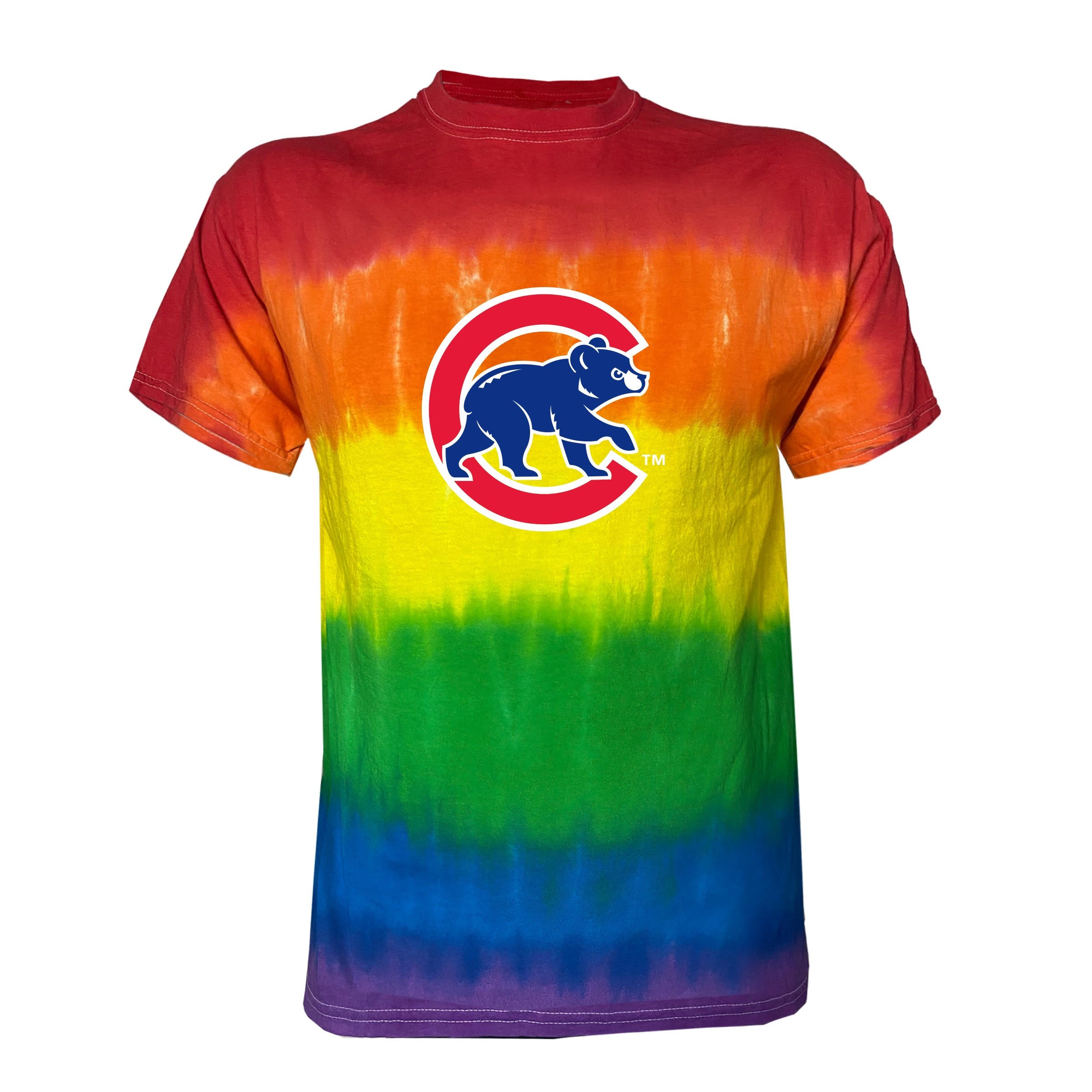 Chicago Cubs Pride Tie-Dye T-Shirt