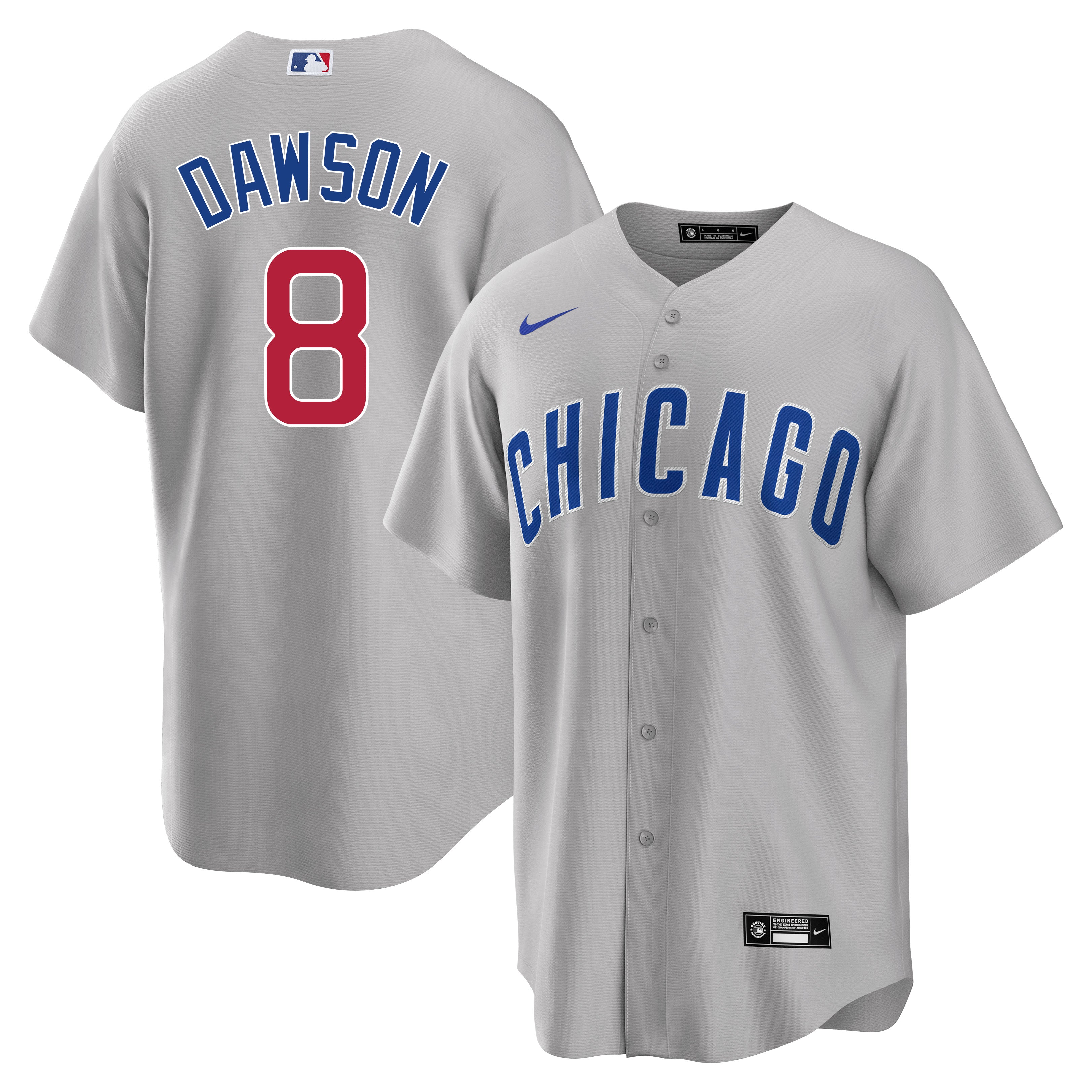 Andre Dawson Chicago Cubs Road Gray Men's Replica Jersey - Clark Street  Sports