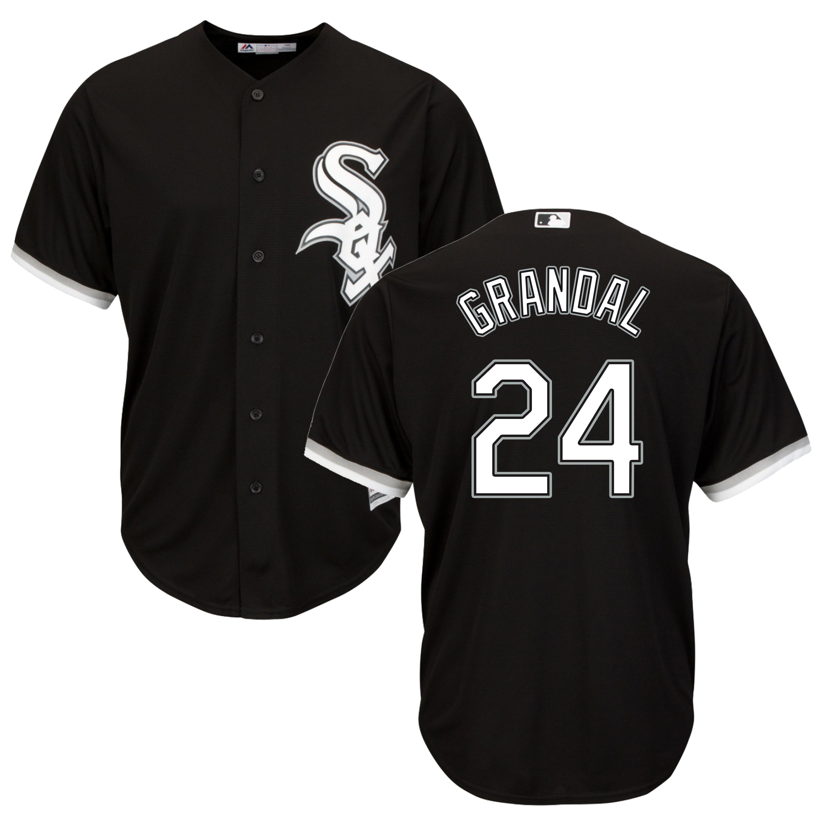 Nike Yasmani Grandal Black Alternate Replica Men's Jersey X-Large