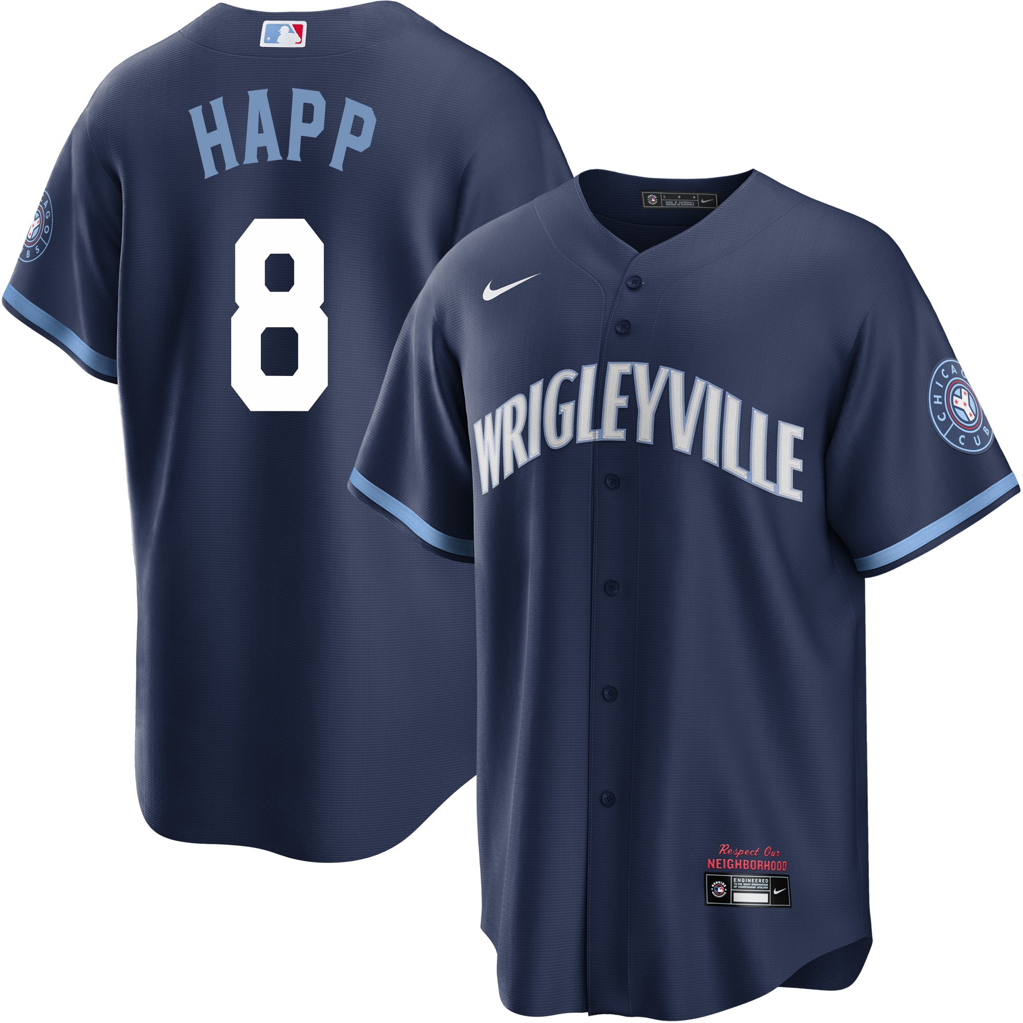 Chicago Cubs Ian Happ Youth Nike Home Replica Jersey With Authentic Le –  Wrigleyville Sports