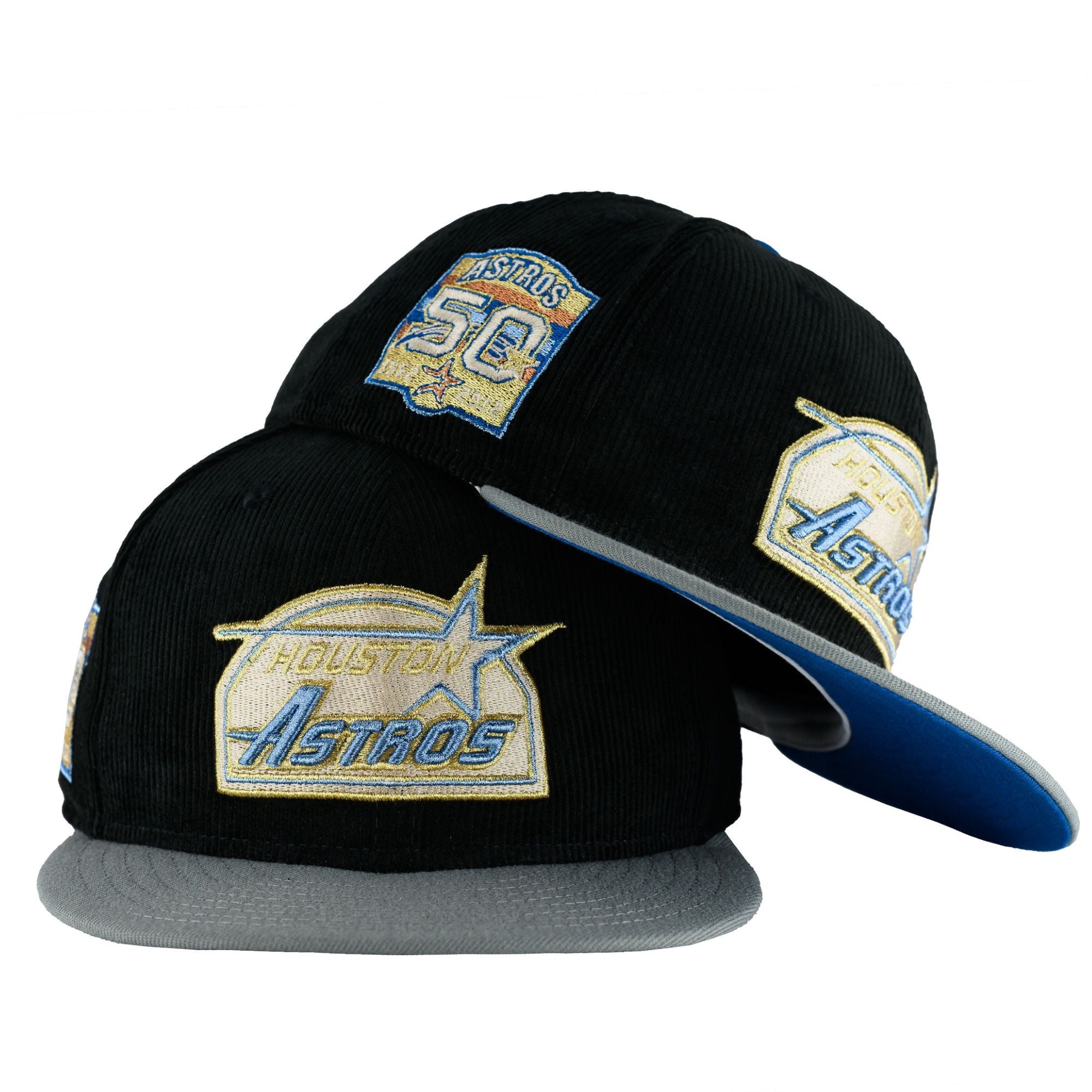 New Era Houston Astros Outerspace 5950 Fitted | STASHED Blue / 7 3/4