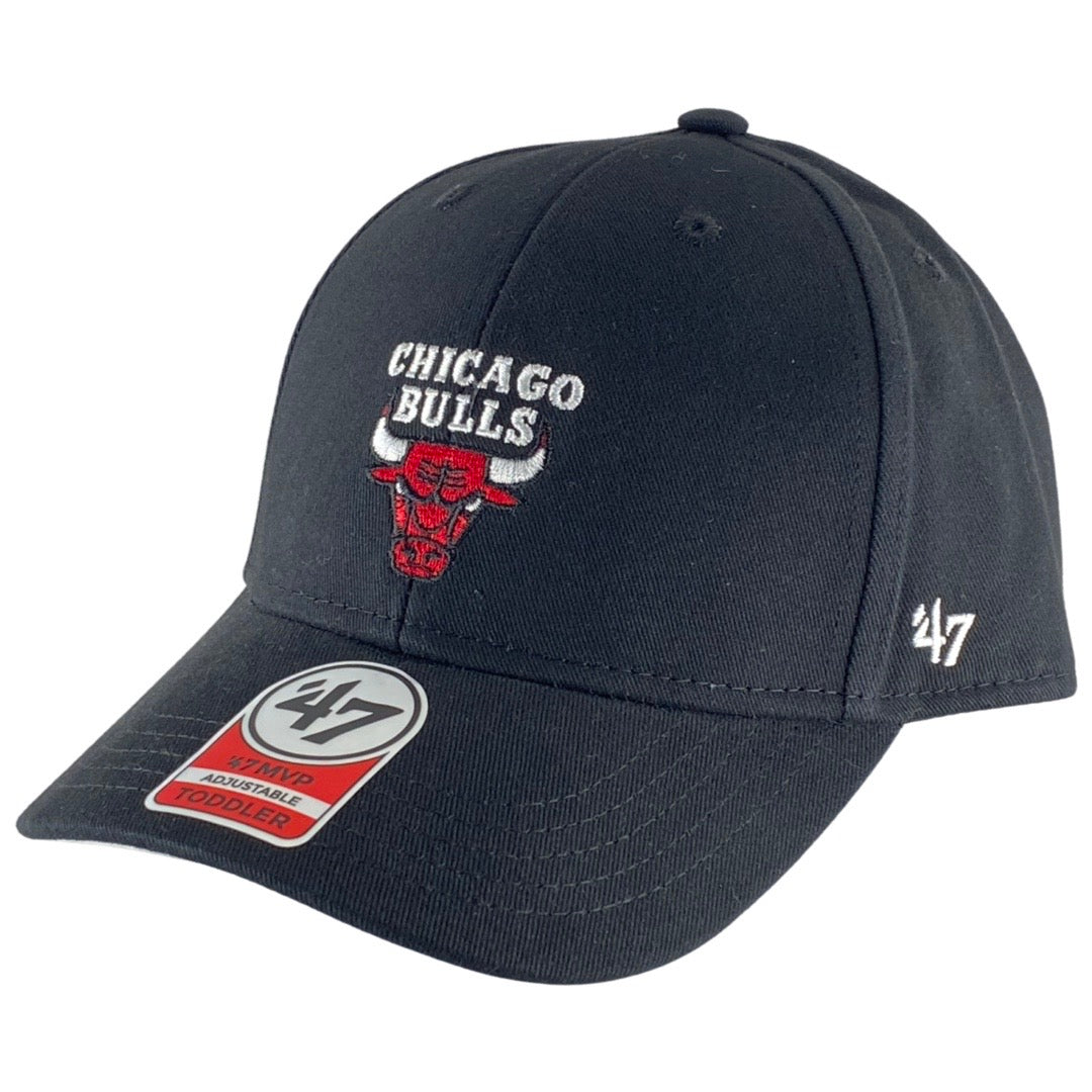 Chicago Bears '47 MVP Bear Head Black Adjustable Hat - Clark Street Sports