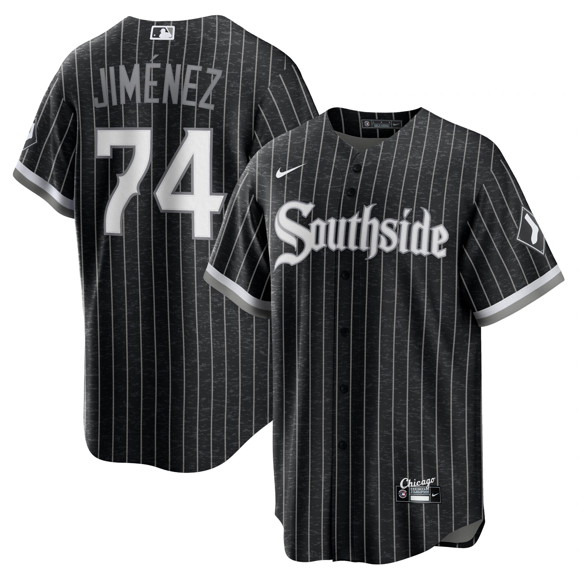 Youth Chicago White Sox Eloy Jimenez Nike Black City Connect