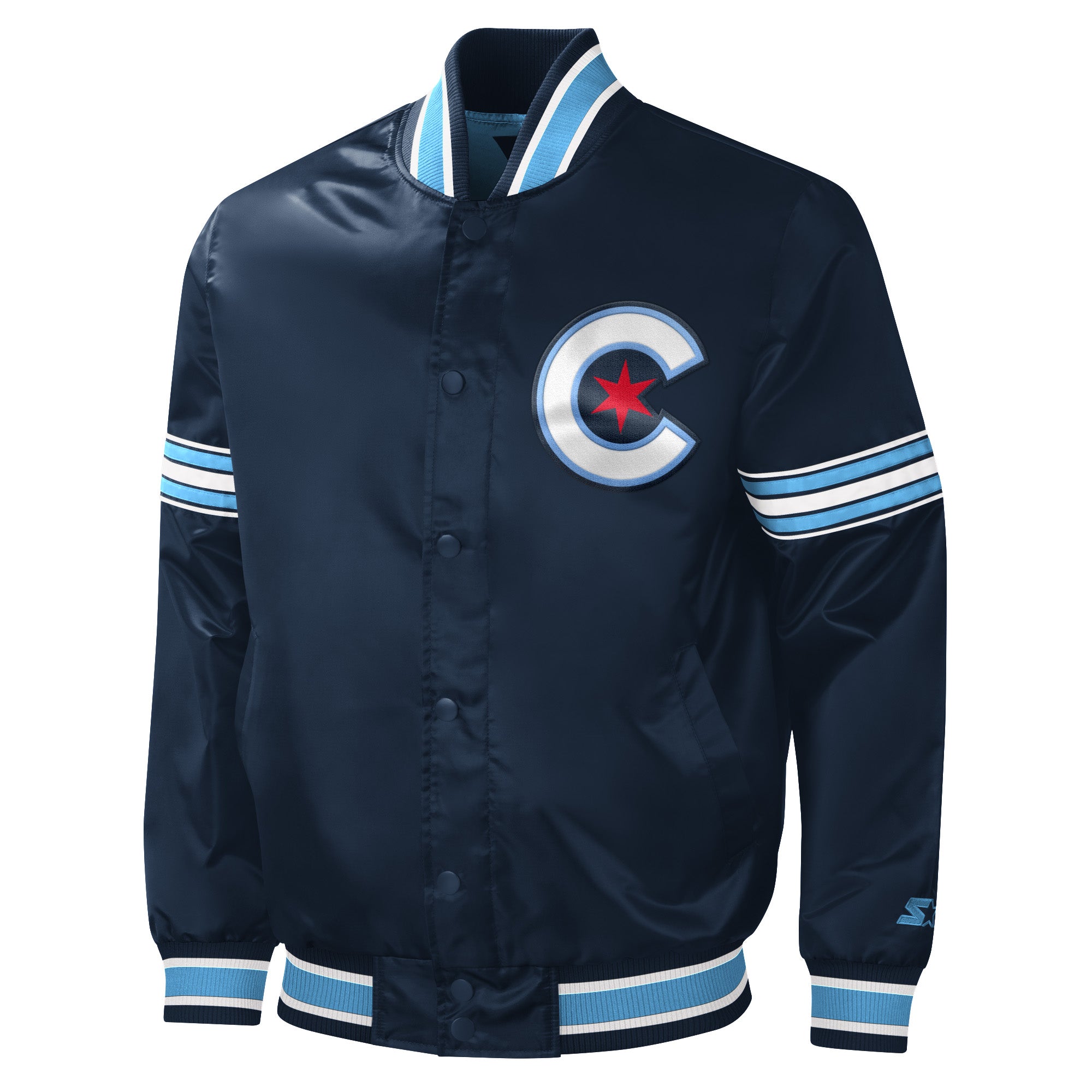 Chicago Cubs City Connect Wrigleyville Starter Jacket - Clark