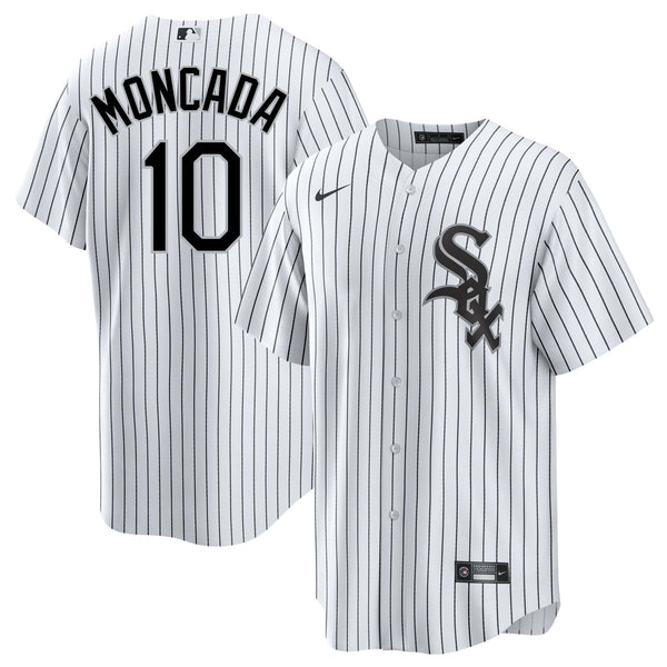 Men's Chicago White Sox Yoan Moncada Nike Black City Connect Name & Number  T-Shirt