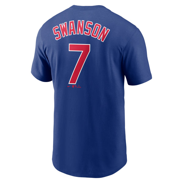 Dansby Swanson Chicago Cubs City Connect Wrigleyville Nike Men's Repli -  Clark Street Sports