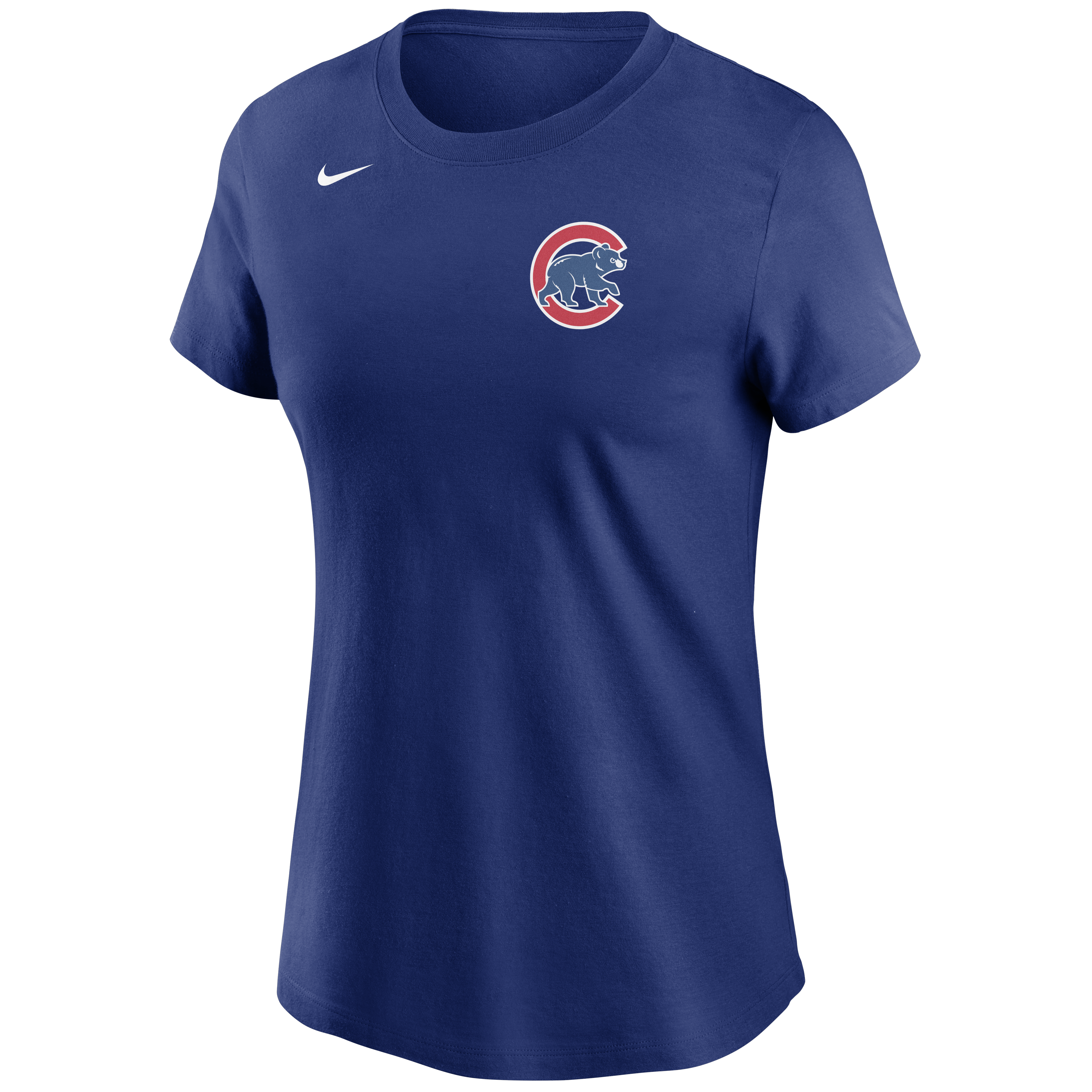 Chicago Cubs Nike Women's Royal Left Chest Logo T-Shirt - Clark