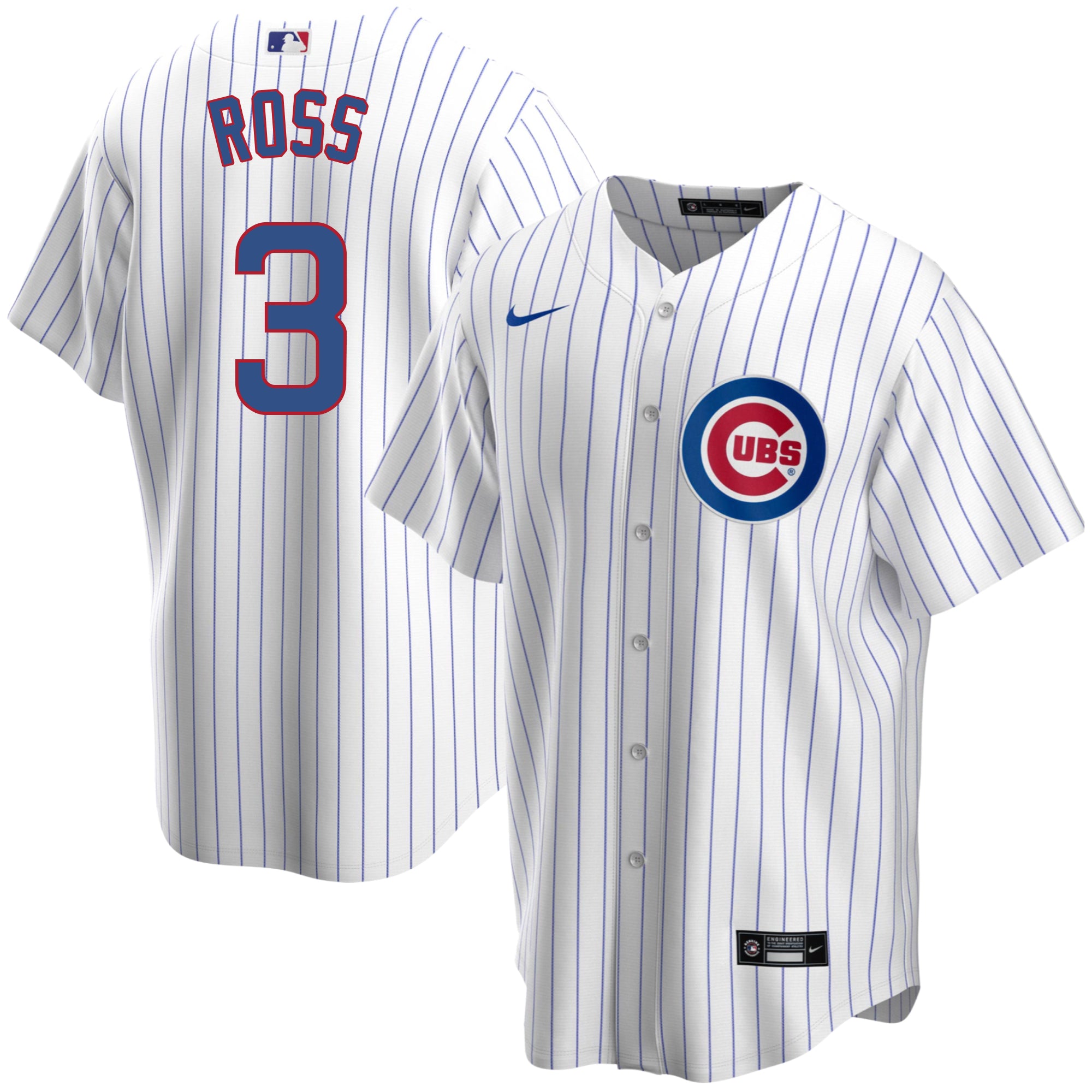 David Ross Jersey - 2016 Chicago Cubs Alternate Throwback Baseball