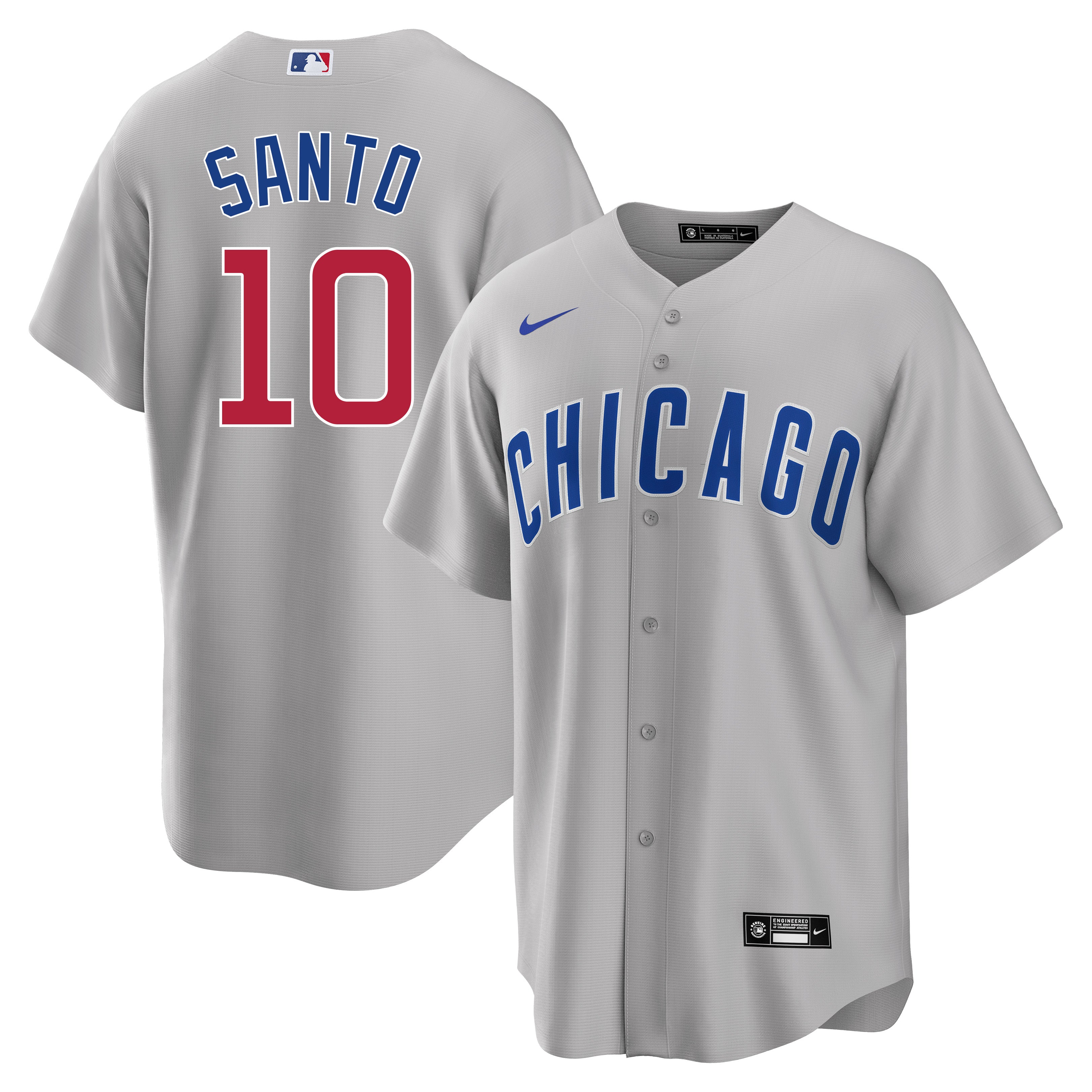 Ron Santo Chicago Cubs Home White & Road Grey Men's Jersey w/  Patch