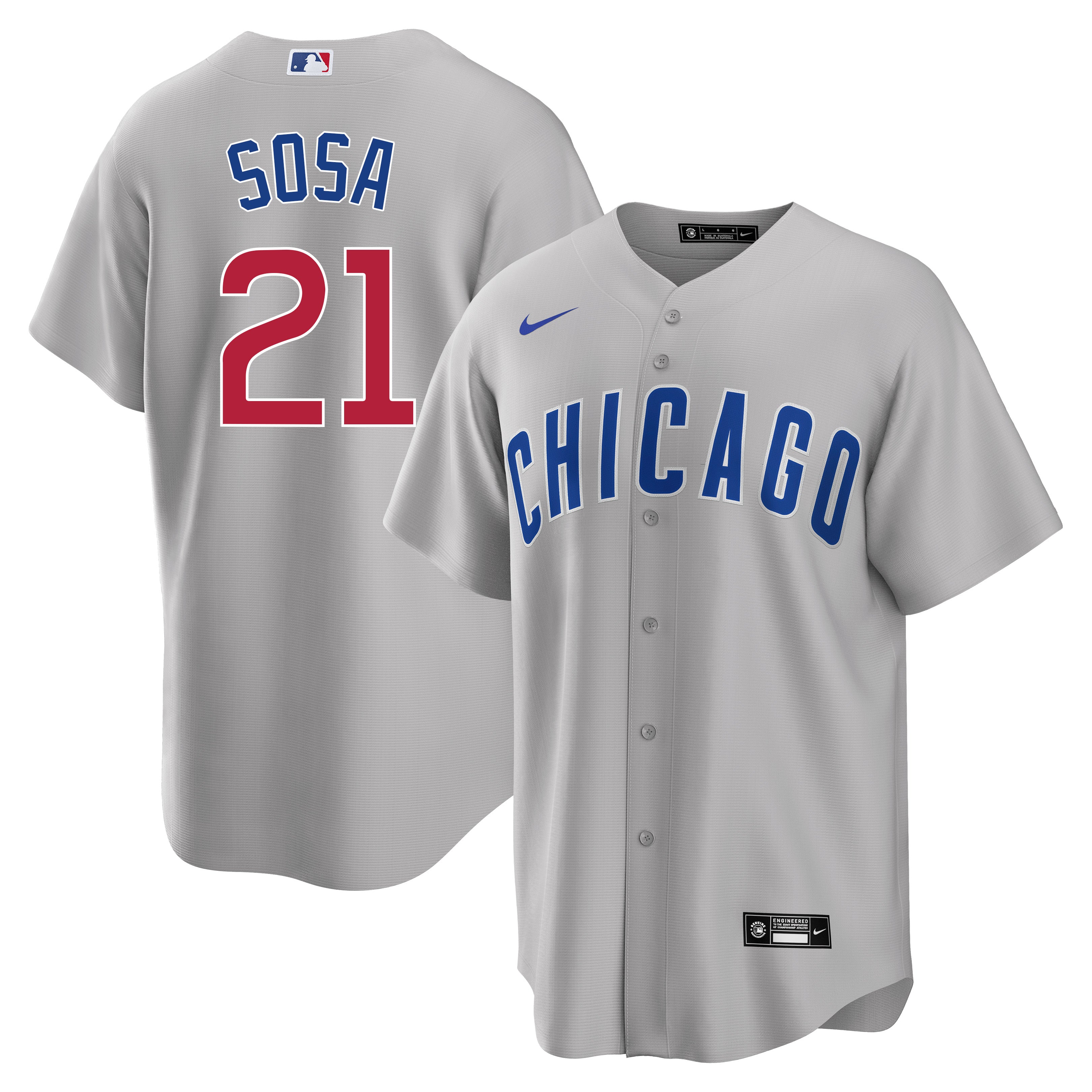 Sammy Sosa Chicago Cubs Autographed Majestic Replica Jersey