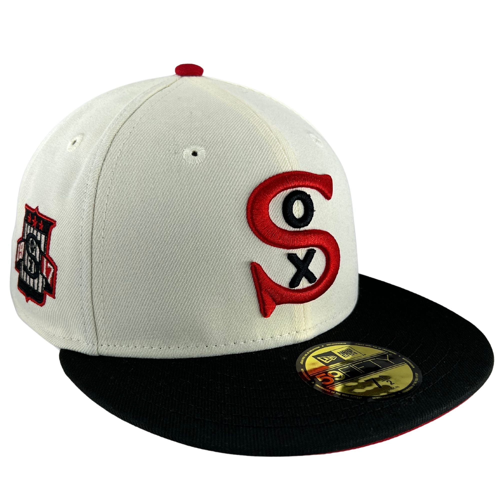 New Era Chicago White Sox Red 2022 4th of July 59FIFTY Fitted Hat, Red, POLYESTER, Size 7 5/8, Rally House