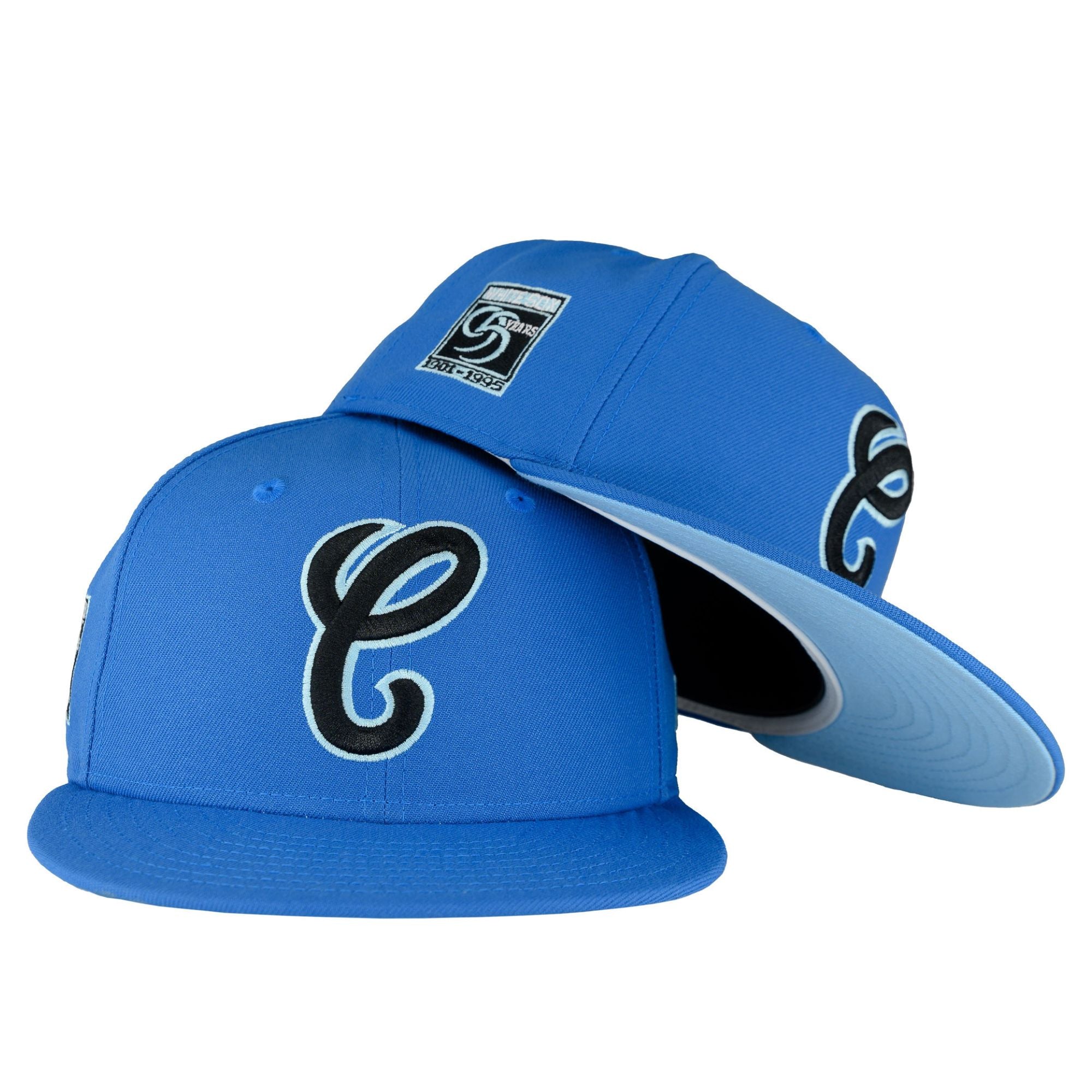 New Era 59FIFTY Chicago White Sox Logo Patch Jersey Hat- Light Blue, Red Light Blue/Red / 7 3/8