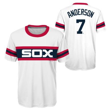 Tim Anderson Cooperstown Sublimated Player Tee - Youth Medium 10-12