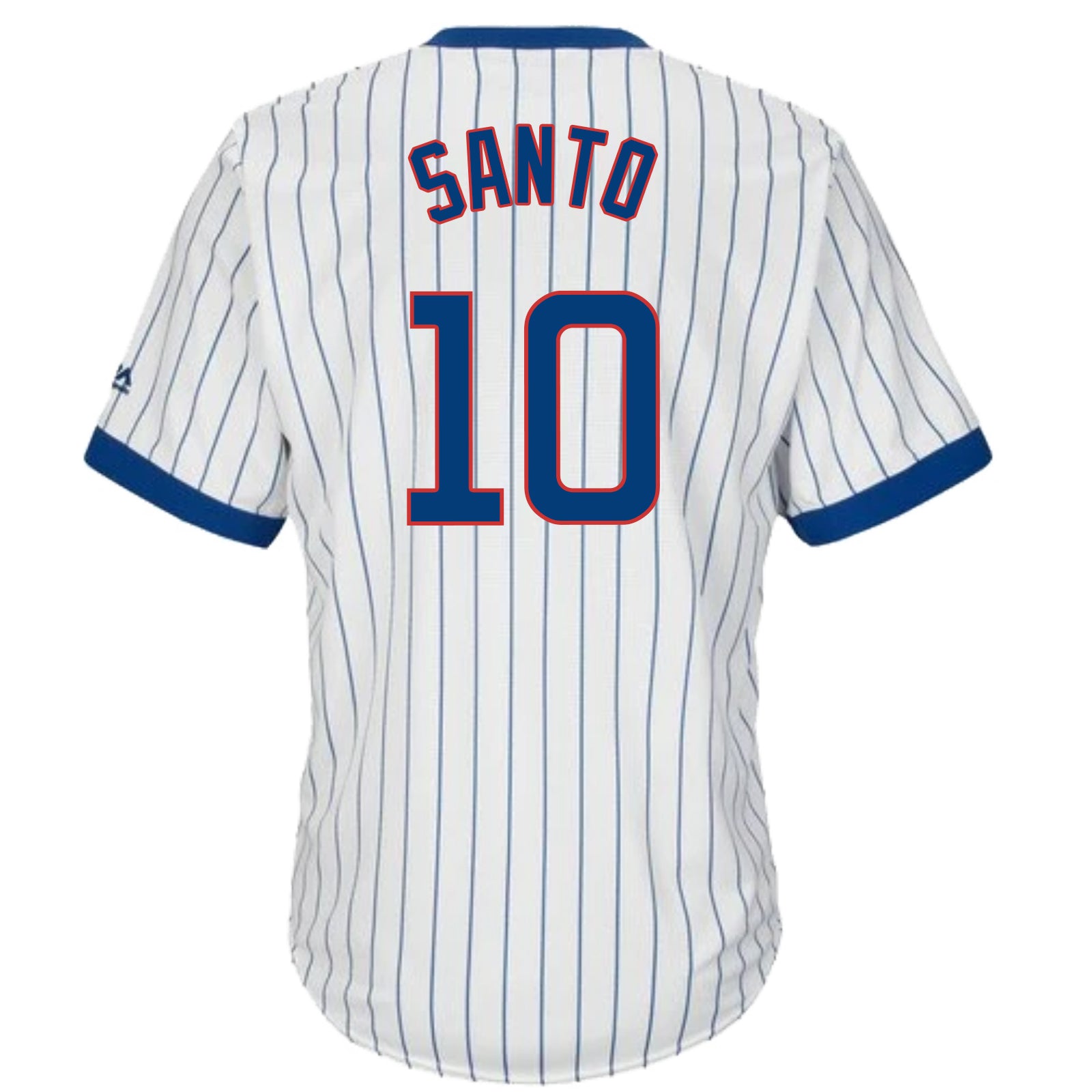 Men's Majestic Chicago Cubs #10 Ron Santo Authentic Cream 1969