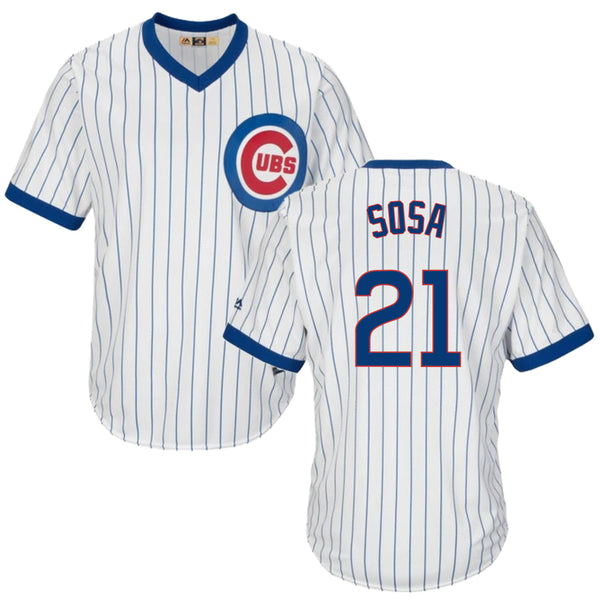 Cody Bellinger Chicago Cubs Home Pinstripe Men's Replica Jersey