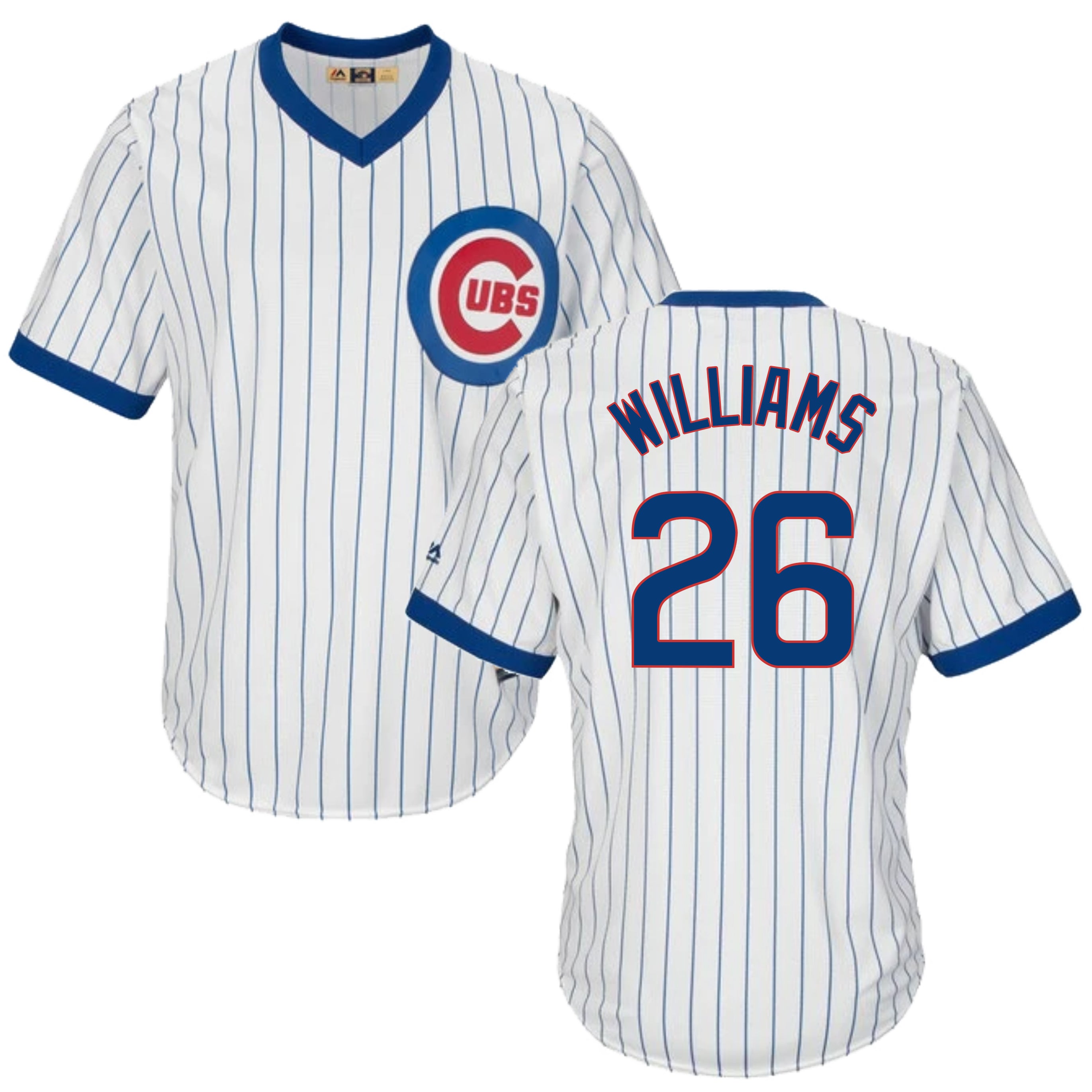 MLB Nike Chicago Cubs #26 Billy Williams Royal Blue Backer