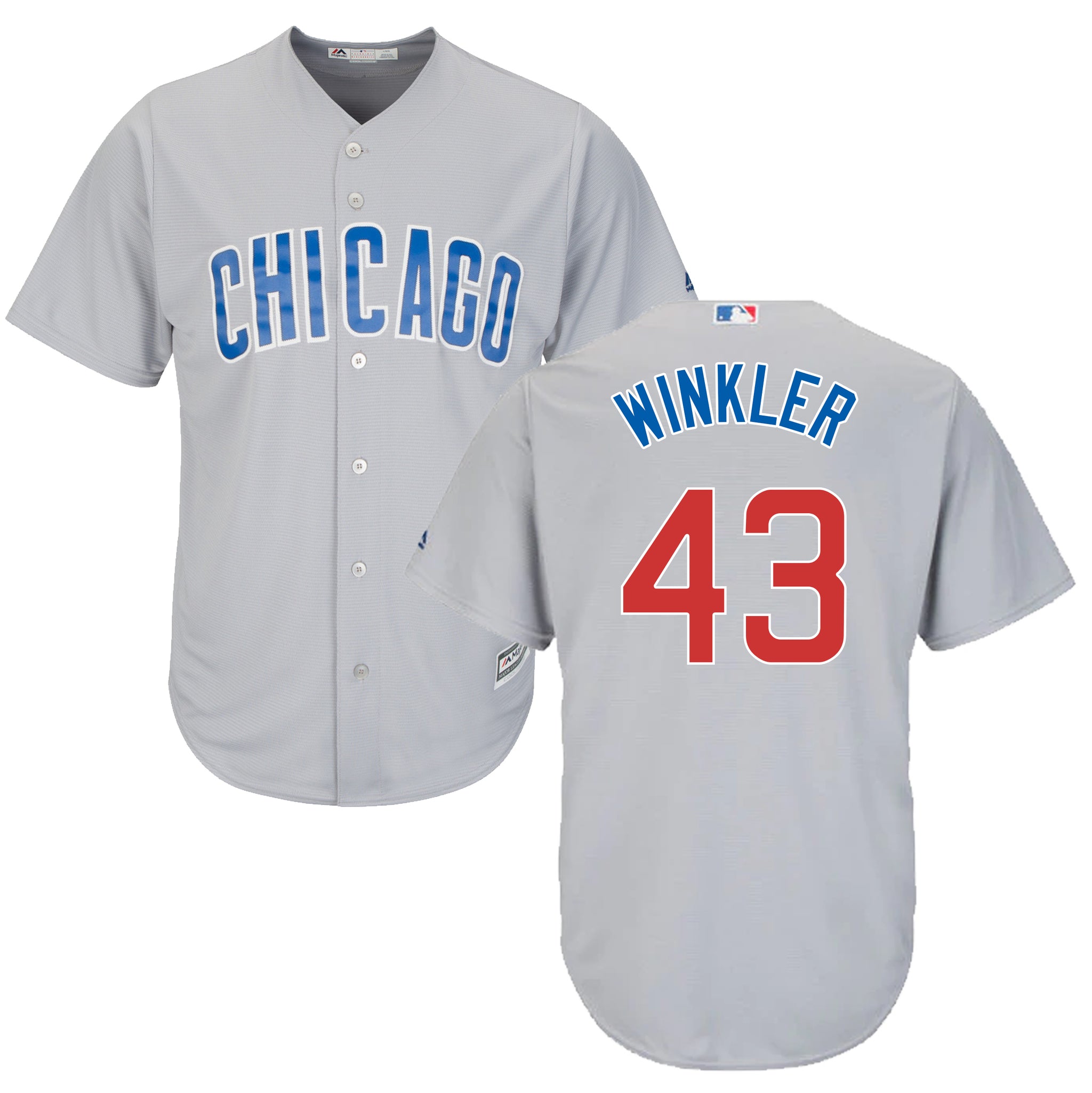 chicago cubs replica road jersey