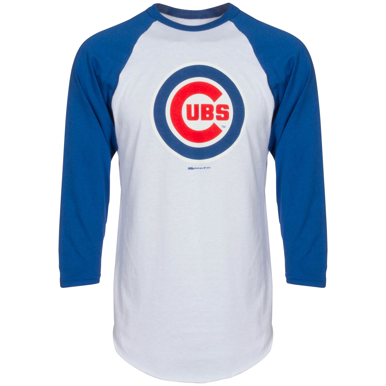 Chicago Cubs Stitches Youth Raglan T-Shirt - Heathered Royal