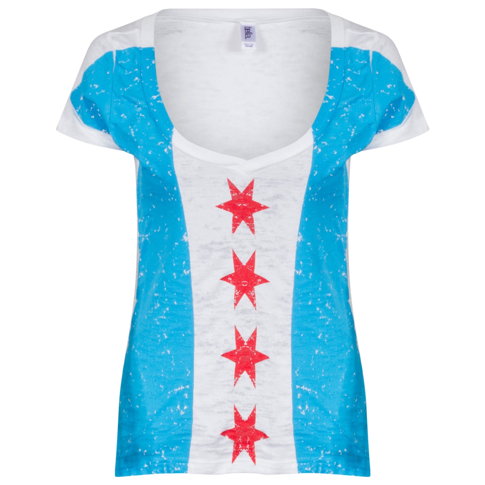 Chicago Cubs 4th of July American flag t-shirt by To-Tee Clothing