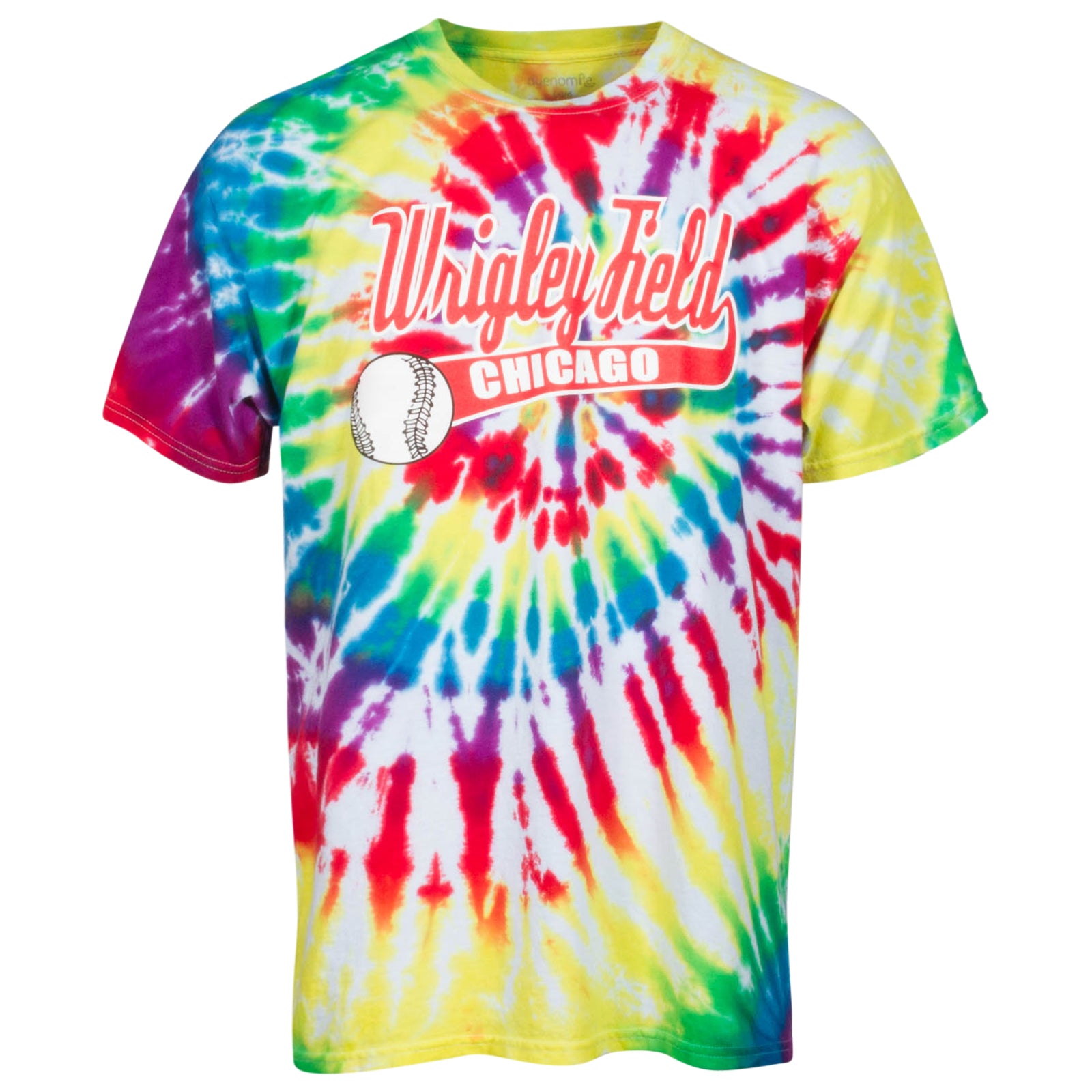 Chicago Cubs V Tie-Dye T-Shirt