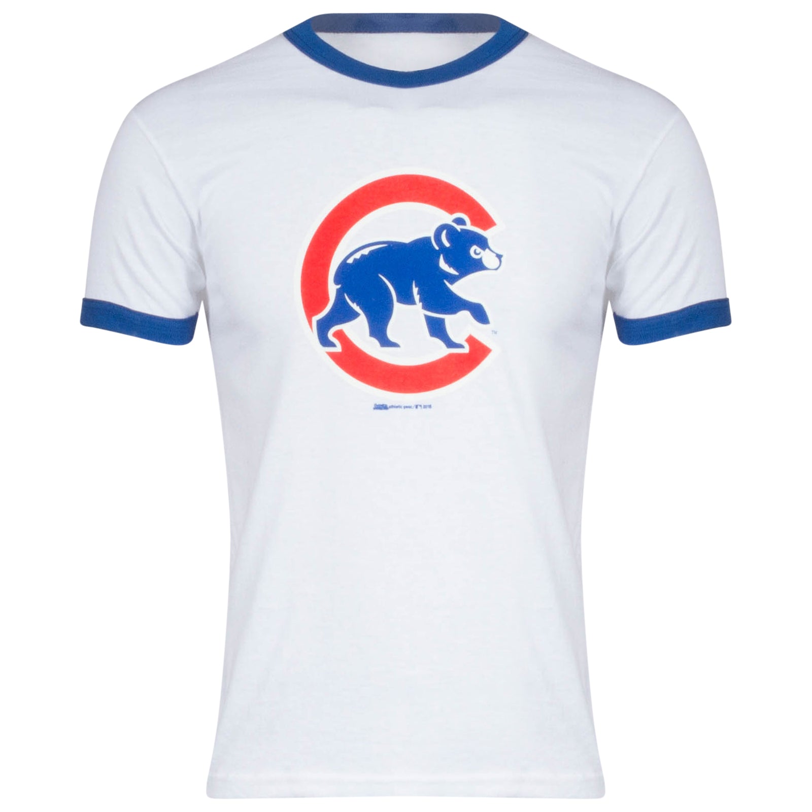 Youth White/Royal Chicago Cubs V-Neck T-Shirt Size: 2XL