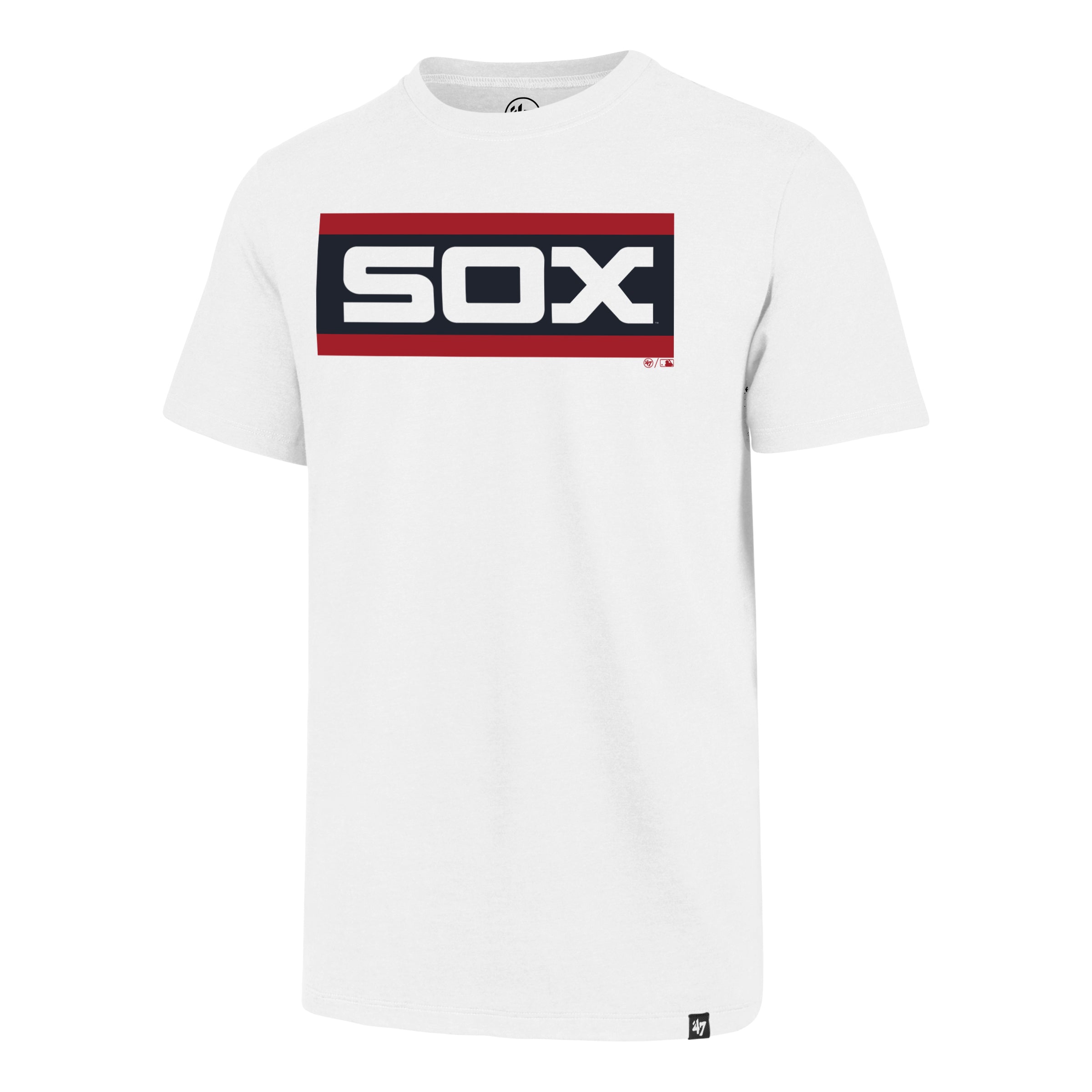 47 Brand Boston Red Sox T-Shirt In Black With Chest And Back Print