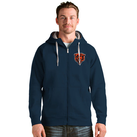 Men's Antigua Navy Chicago Bears Victory Pullover Hoodie