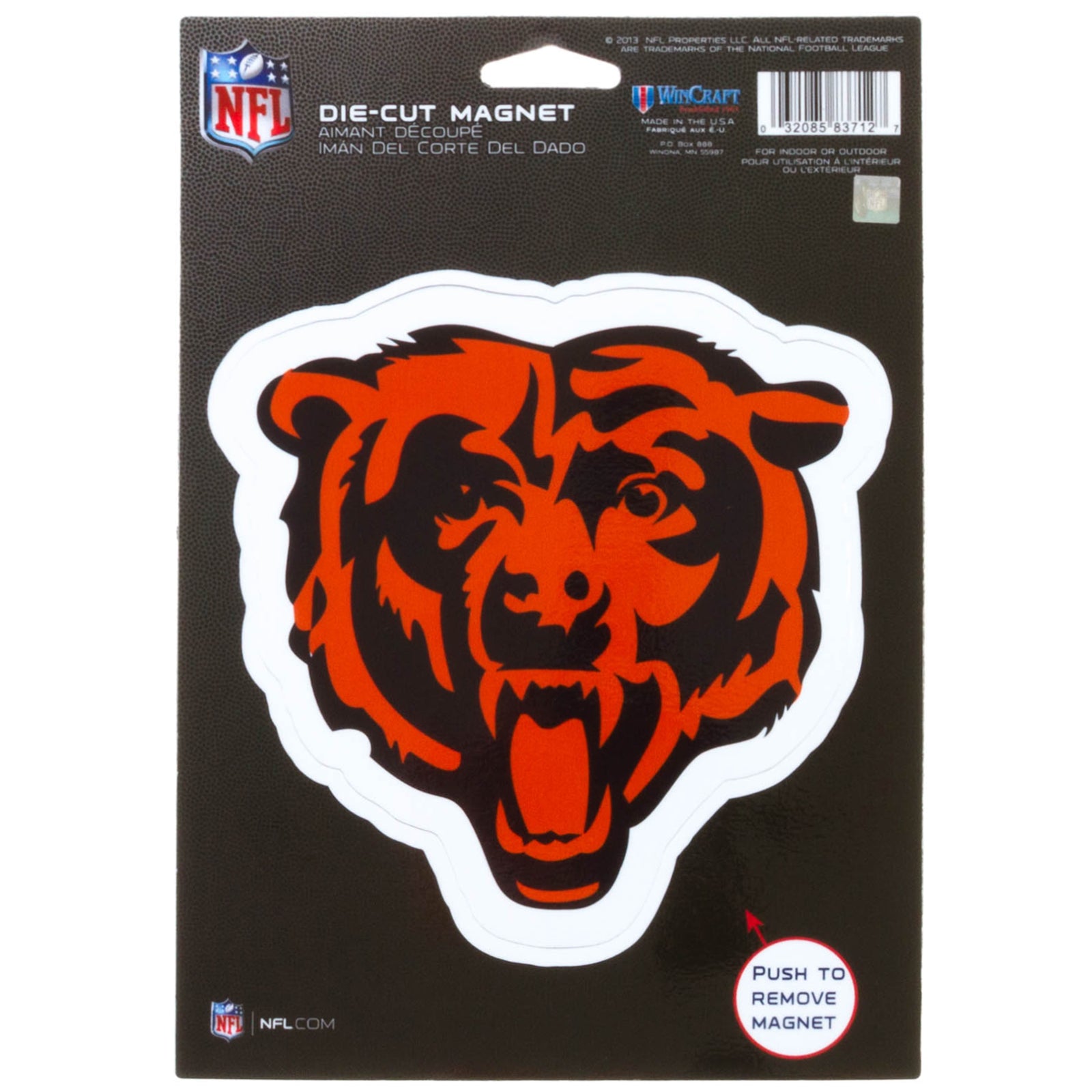 Chicago Bears Die Cut Color Auto Emblem - Bear Head Logo – Engine30Sports