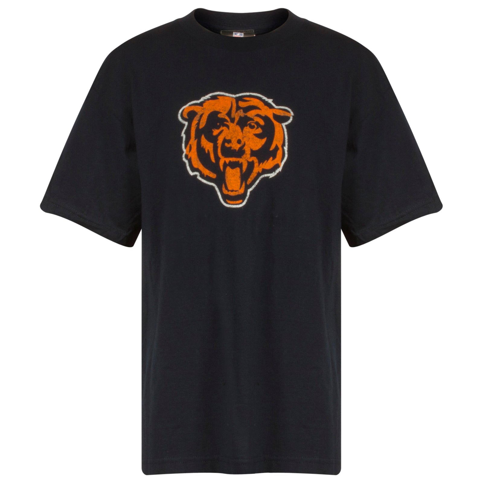 NFL Chicago Bears Youth Gray Distressed Bear Logo T-Shirt Medium-10/12